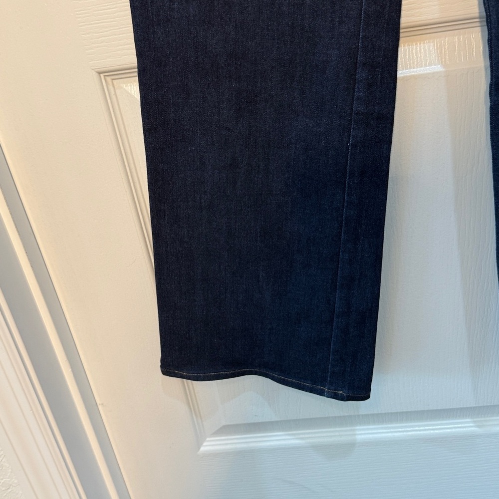 White House Black Market Navy Denim Jeans Extra High Rise Sculpt Size 10 32”InS - Picture 3 of 7